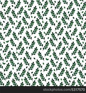 Vector background with green branches. Eps 10
