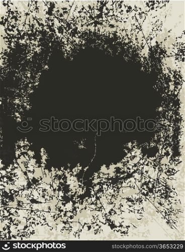 Vector background with old scratched grunge texture