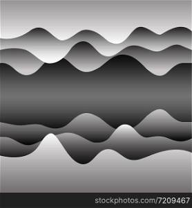 Vector background with paper waves for web sites, presentations and your design. Vector background with paper waves for web sites, presentations
