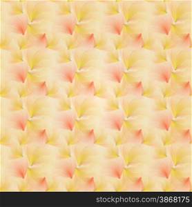 Vector background with pink delicate flowers. Blossom seamless pattern