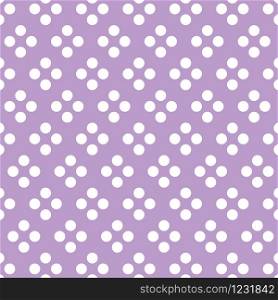 Vector background with white circles in the form of flowers