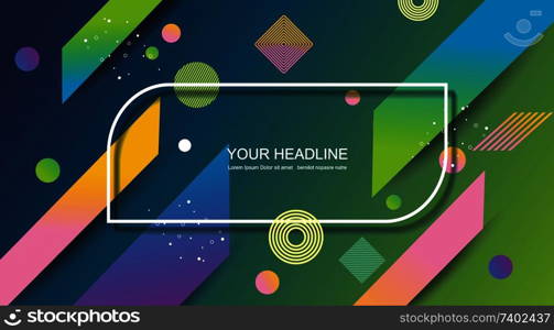 Vector backgroundwith abstract shape.