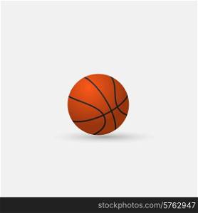 Vector Basketball isolated on a white background