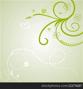 Vector beautiful floral background for design