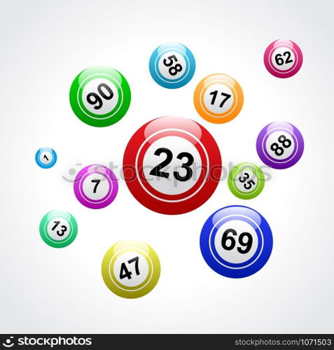 Vector bingo background