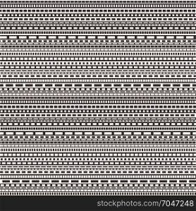 vector black and white dashed lines seamless pattern
