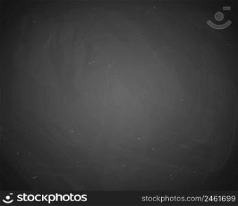 Vector black chalkboard background. Blackboard with chalk traces