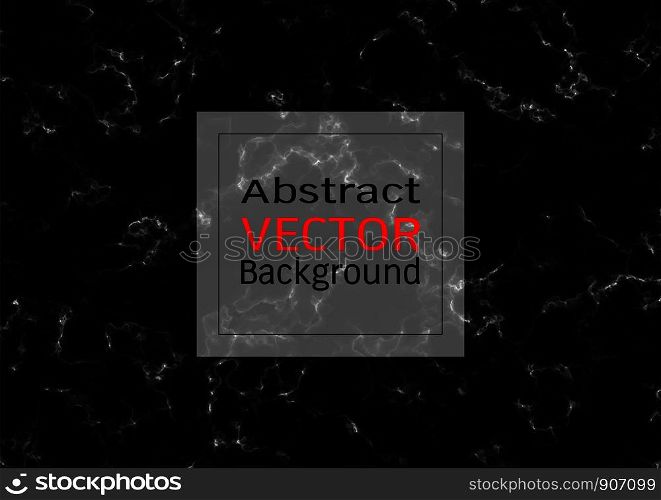 Vector black marble texture