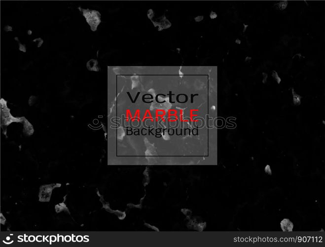 Vector black marble texture