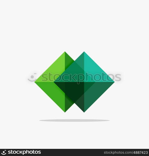 Vector blank abstract squares background, infographic template with place for your content