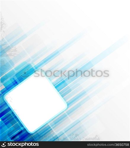 Vector blue abstract background with place for text