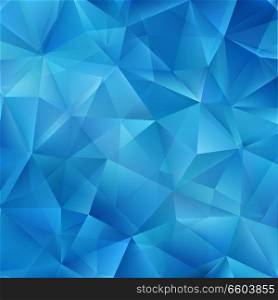 Vector Blue Polygonal Mosaic Background, Creative Design Templates. Blue Polygonal Mosaic Background, Creative Design Templates