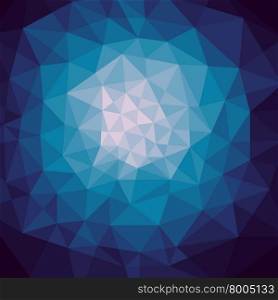 Vector Blue Triangle Abstract Background
