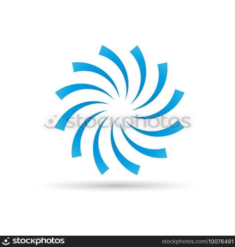 Vector Blue Vortex background