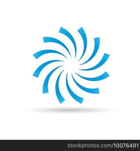 Vector Blue Vortex background