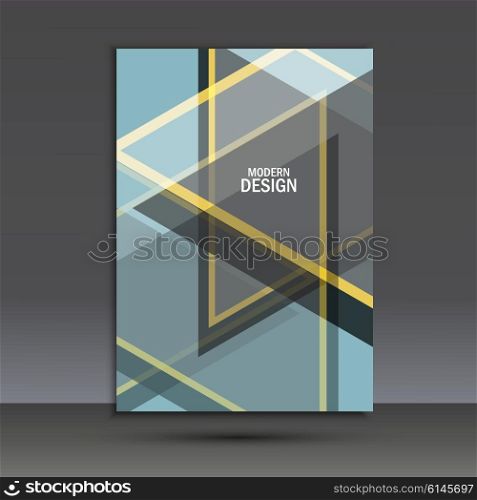 Vector brochure design layout template in A4. Vector brochure design layout template in A4.