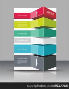 Vector brochure, flyer, magazine cover &amp; poster template
