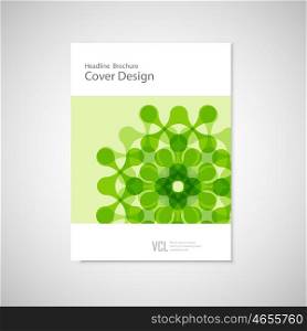 Vector brochure with abstract figures. Modern connect pattern. Vector brochure with abstract figures. Modern connect pattern.