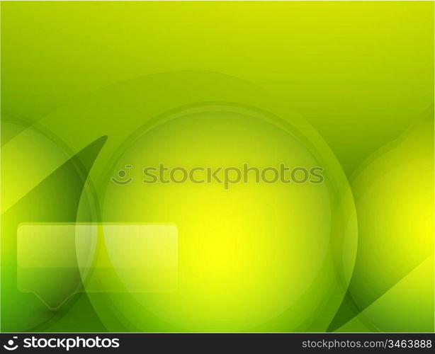 Vector bubbles background