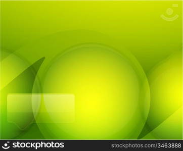Vector bubbles background