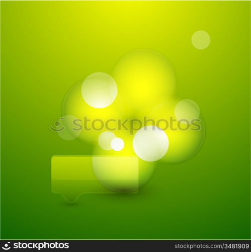 Vector bubbles background