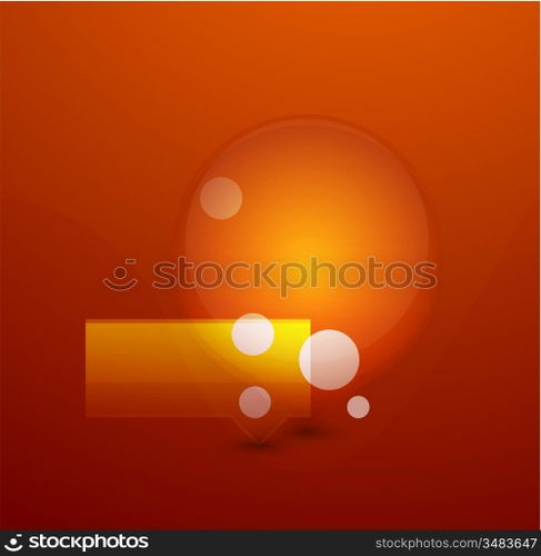 Vector bubbles background
