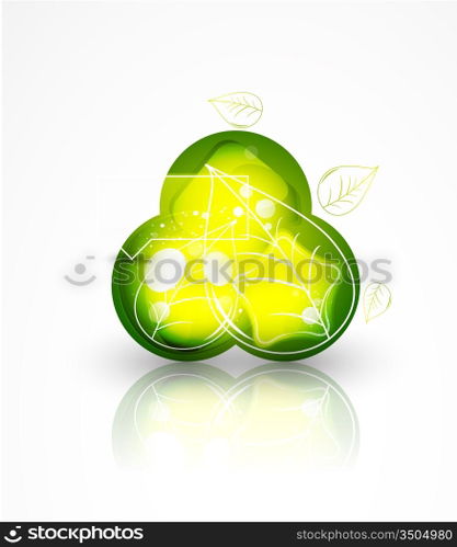 Vector bubbles background