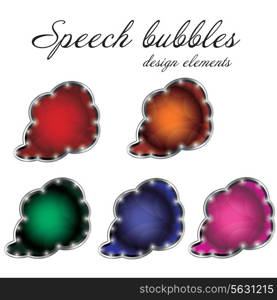 vector bubbles for speech