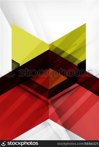 Vector business geometric design background