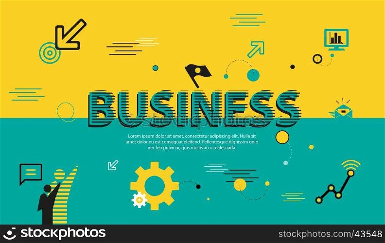 Vector business infographic