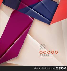 Vector business stripes geometric background