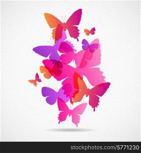 Vector butterflies background design. Collorfull EPS 10 concept.. Vector butterflies background design. Collorfull EPS 10 concept