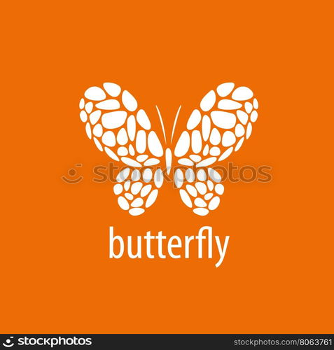 vector butterfly logo. logo design pattern butterflies. Vector illustration icon