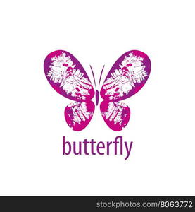 vector butterfly logo. logo design pattern butterflies. Vector illustration icon