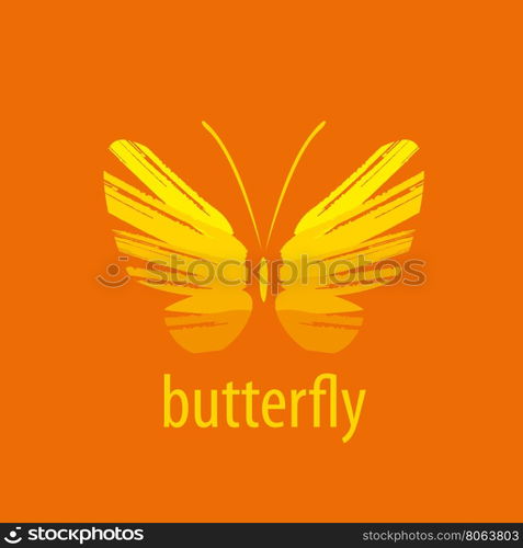 vector butterfly logo. logo design pattern butterflies. Vector illustration icon