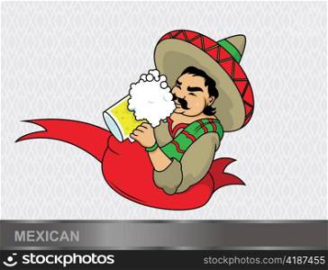 vector cartoon mexican
