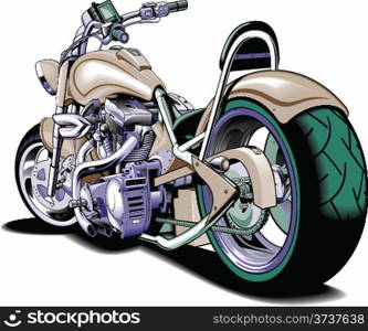 Vector Cartoon Motorbike