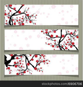 Vector Cherry blossom for Chinese New Year and mid autumn festival