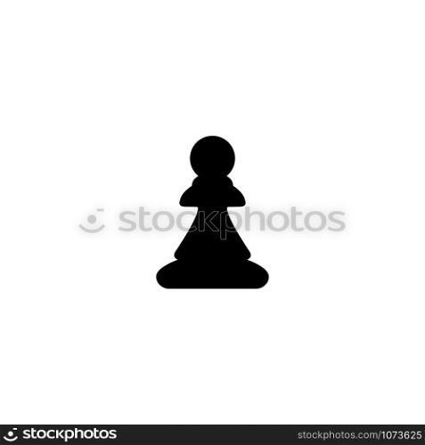 vector chess piece set for logo design,pawn icon illustration design