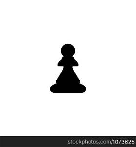 vector chess piece set for logo design,pawn icon illustration design