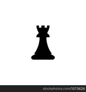 vector chess piece set for logo design,rook icon illustration design