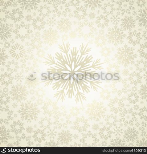 Vector Christmas background, Merry Christmas card with snow