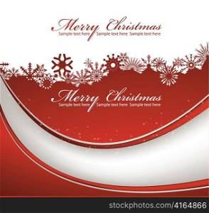 vector christmas greeting card