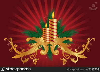 vector christmas greeting card