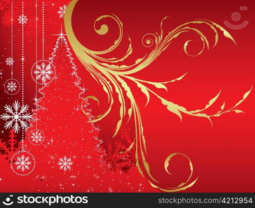 vector christmas greeting card