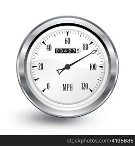 vector chrome speedometer