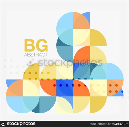 Vector circle abstract background. Vector circle abstract background. Vector template background for workflow layout, diagram, number options or web design