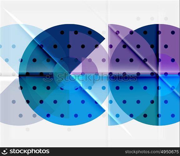 Vector circle abstract background. Vector circle abstract background with light and shadow effects, dotted