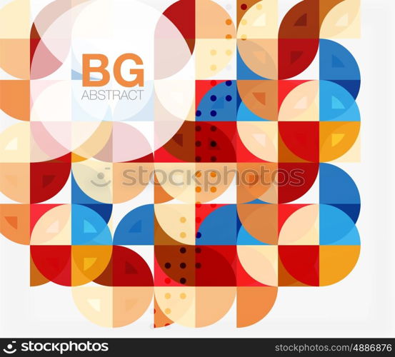 Vector circle abstract background. Vector template background for workflow layout, diagram, number options or web design