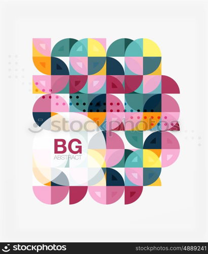 Vector circle abstract background. Vector template background for workflow layout, diagram, number options or web design